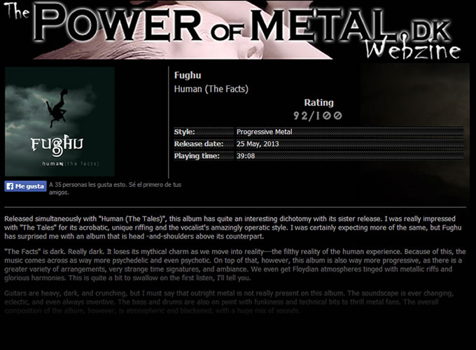 Power of Metal Fughu reviewl